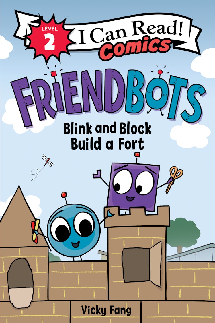 Cover image for Friendbots: Blink And Block Build A Fort, isbn: 9780063289642