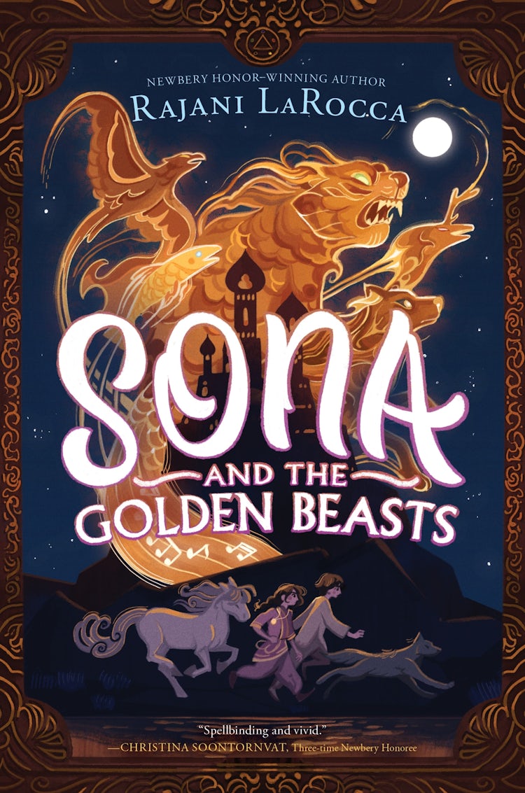 Cover image for Sona and the Golden Beasts, isbn: 9780063295414