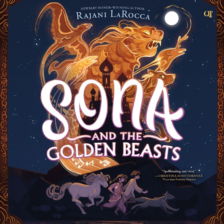 Cover image for Sona and the Golden Beasts, isbn: 9780063295438