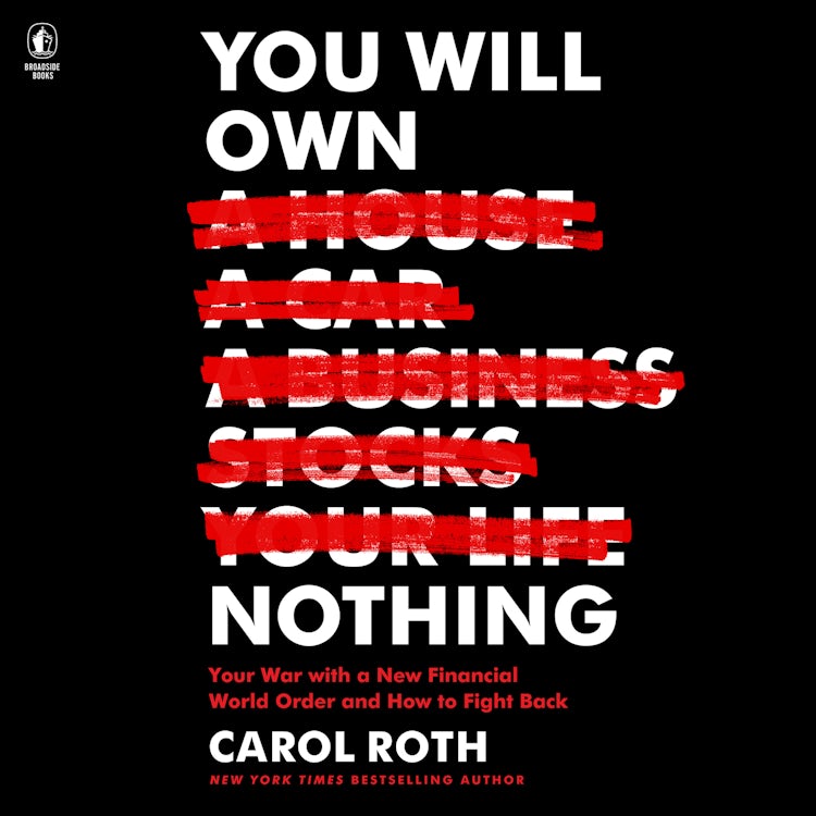 Cover image for You Will Own Nothing, isbn: 9780063304956
