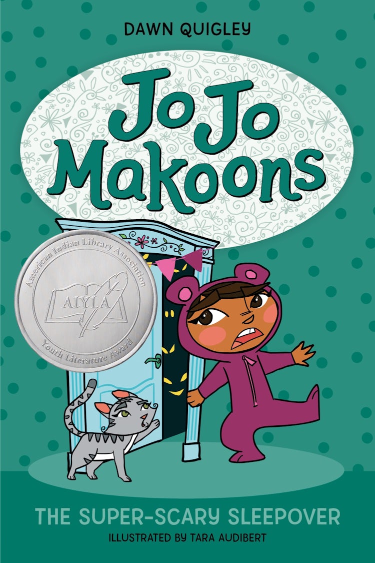 Cover image for Jo Jo Makoons: The Super-Scary Sleepover, isbn: 9780063315624