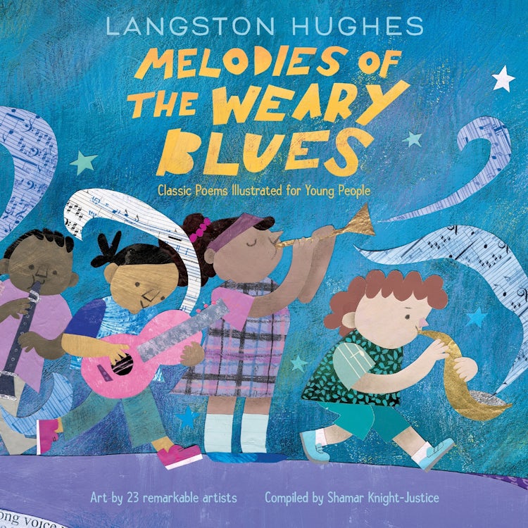 Cover image for Melodies of the Weary Blues: Classic Poems Illustrated for Young People, isbn: 9780063327054