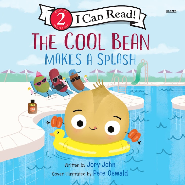 Cover image for The Cool Bean Makes a Splash, isbn: 9780063329577