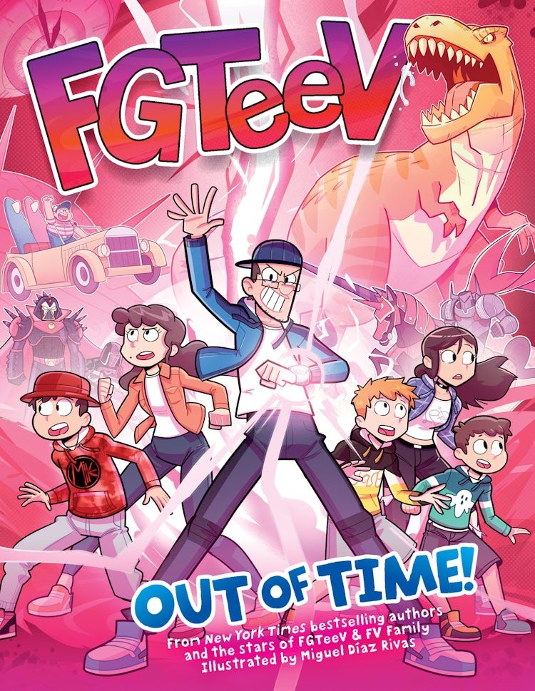 Cover image for FGTeeV: Out Of Time!, isbn: 9780063341425