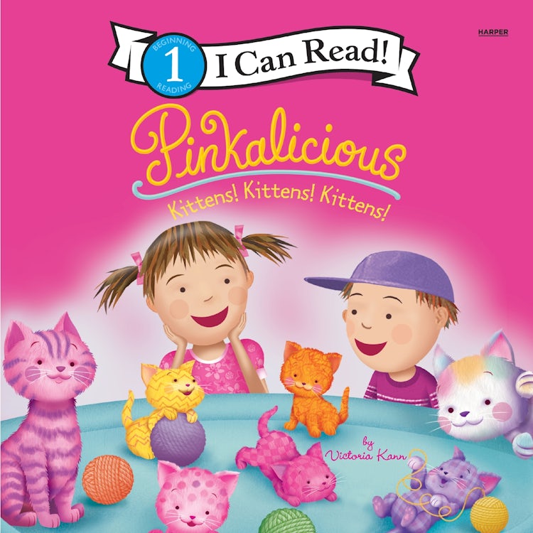 Cover image for Pinkalicious: Kittens! Kittens! Kittens!, isbn: 9780063348905