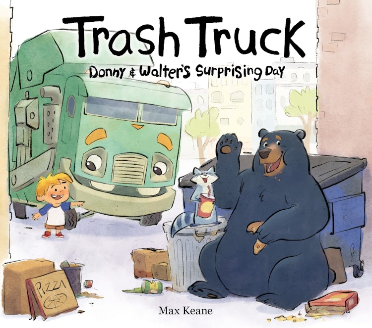 Cover image for Trash Truck: Donny & Walter's Surprising Day, isbn: 9780063349414