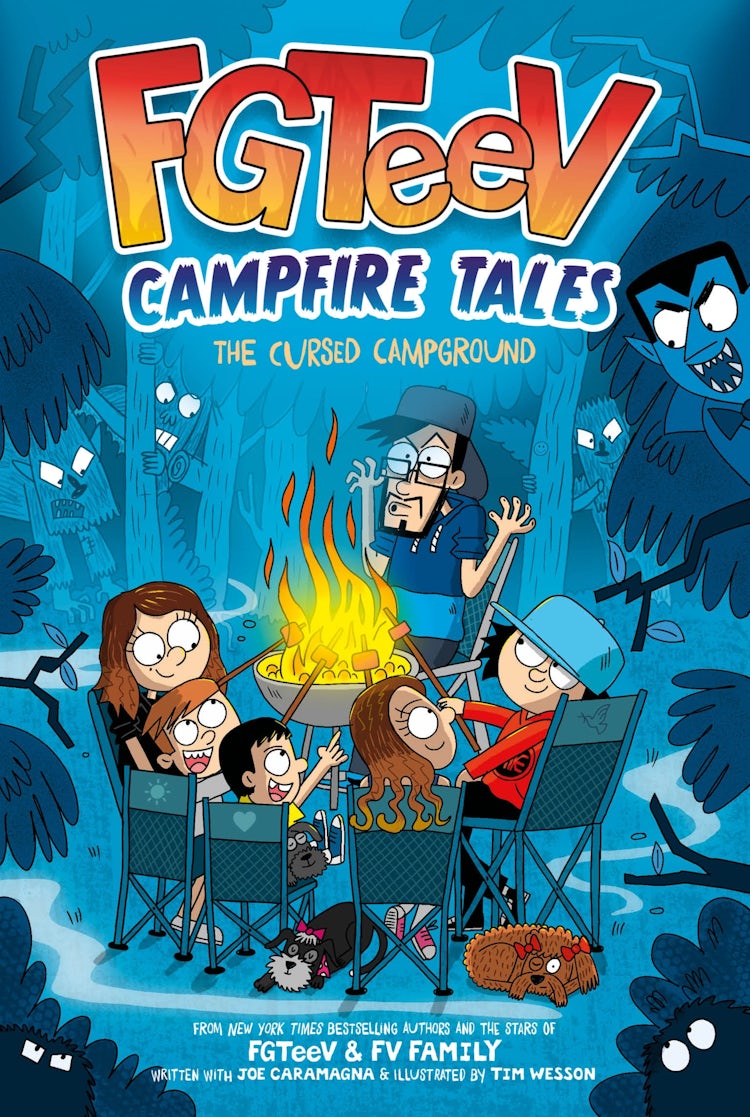 Cover image for The Cursed Campground [Campfire Tales #1], isbn: 9780063349445