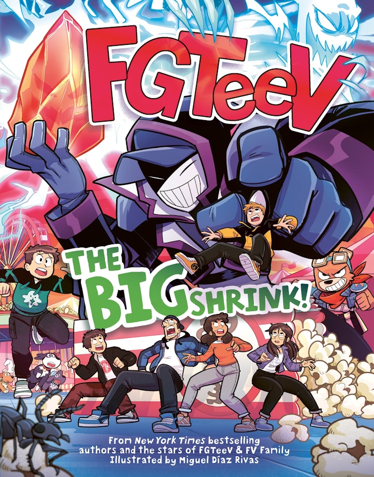 Cover image for FGTeeV The Big Shrink! Graphic Novel, isbn: 9780063349537