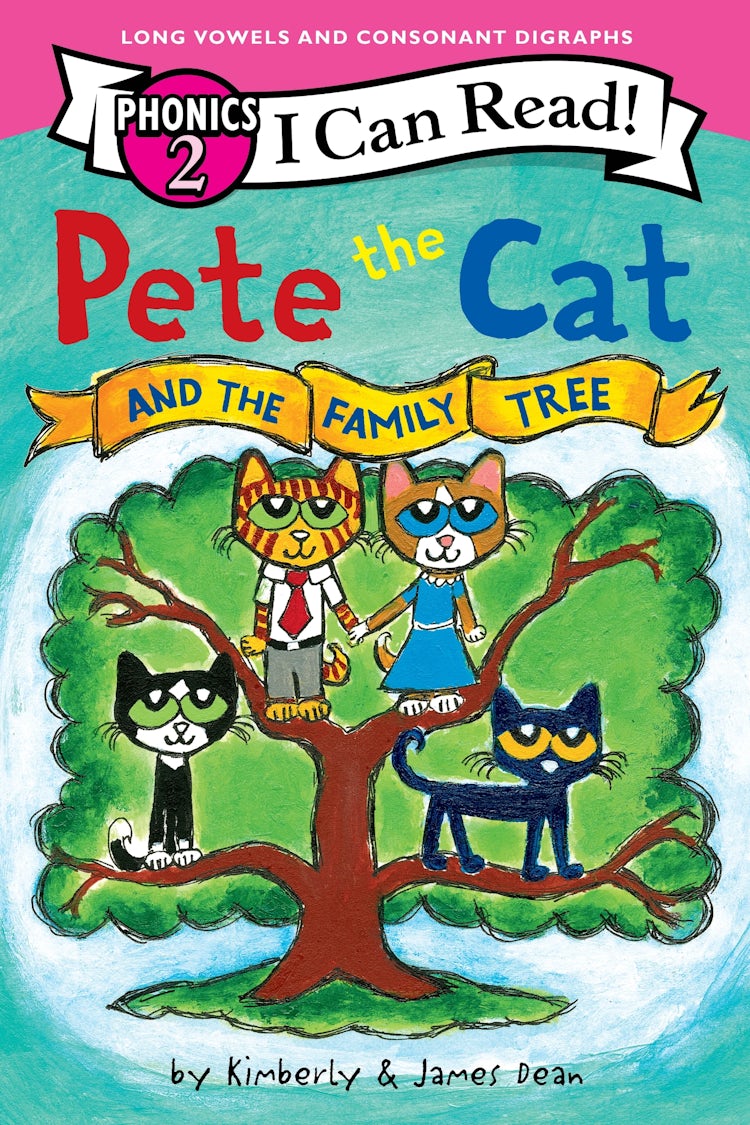 Cover image for Pete the Cat and the Family Tree, isbn: 9780063350496