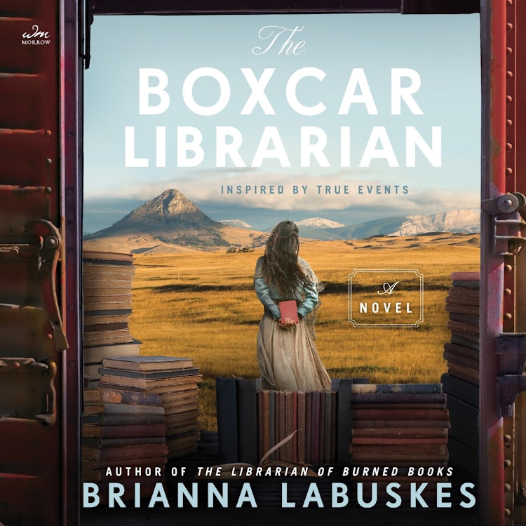 Cover image for The Boxcar Librarian, isbn: 9780063376328