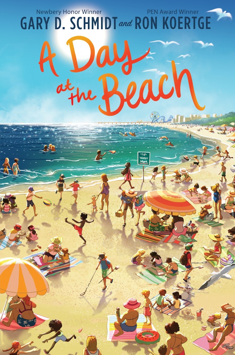 Cover image for A Day at the Beach, isbn: 9780063380943