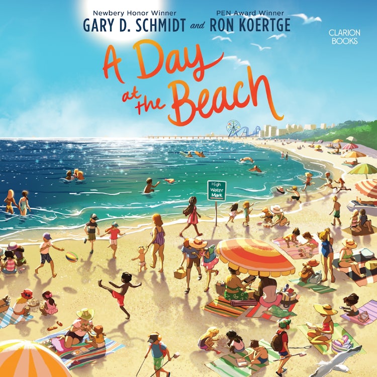 Cover image for A Day at the Beach, isbn: 9780063380950