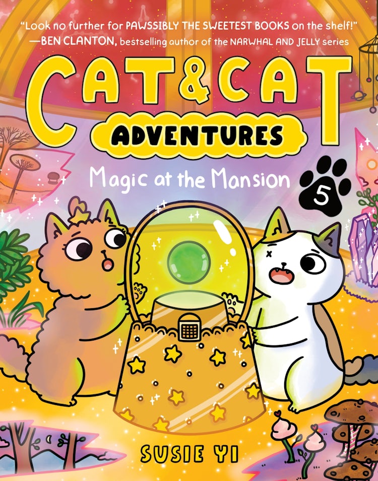 Cover image for Magic at the Mansion: Cat & Cat Adventures #5, isbn: 9780063381414