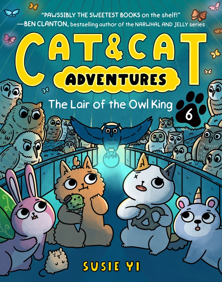 Cover image for The Lair of the Owl King: Cat & Cat Adventures, isbn: 9780063381445