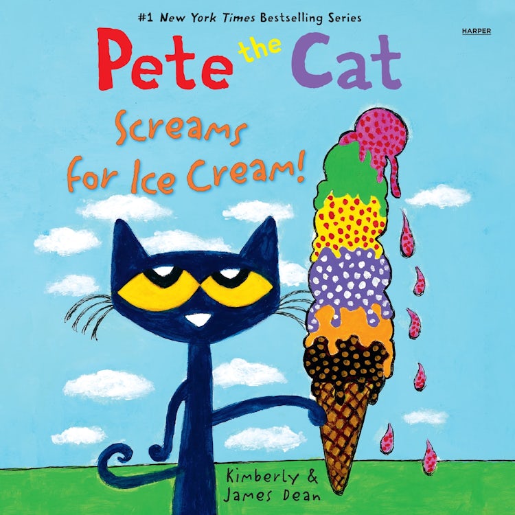 Cover image for Pete the Cat Screams for Ice Cream!, isbn: 9780063392496