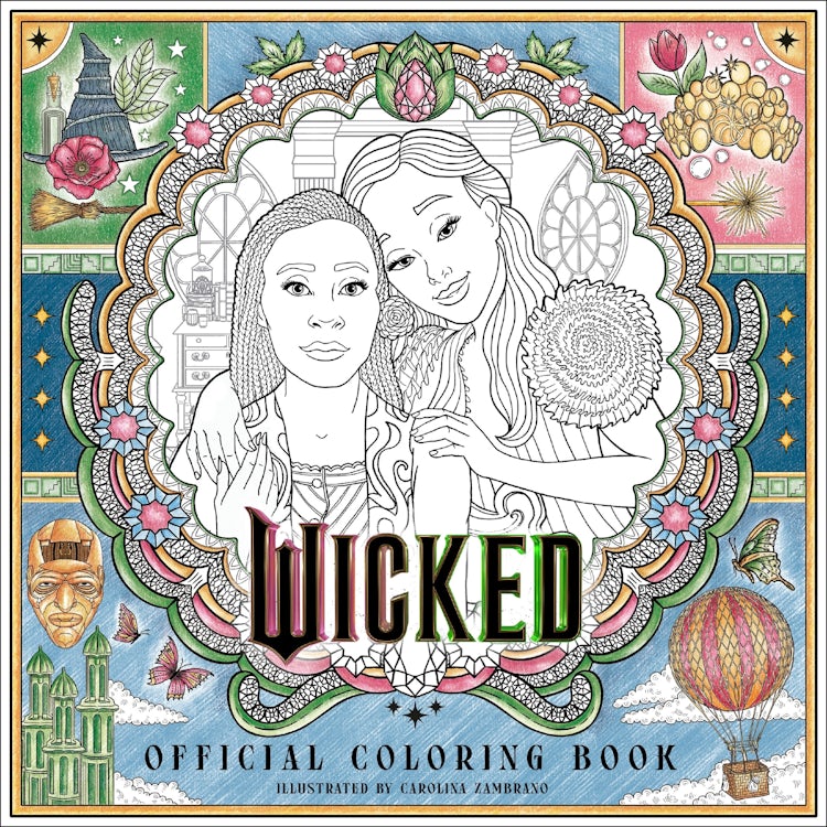 Cover image for Wicked Film Official Coloring Book, isbn: 9780063413825
