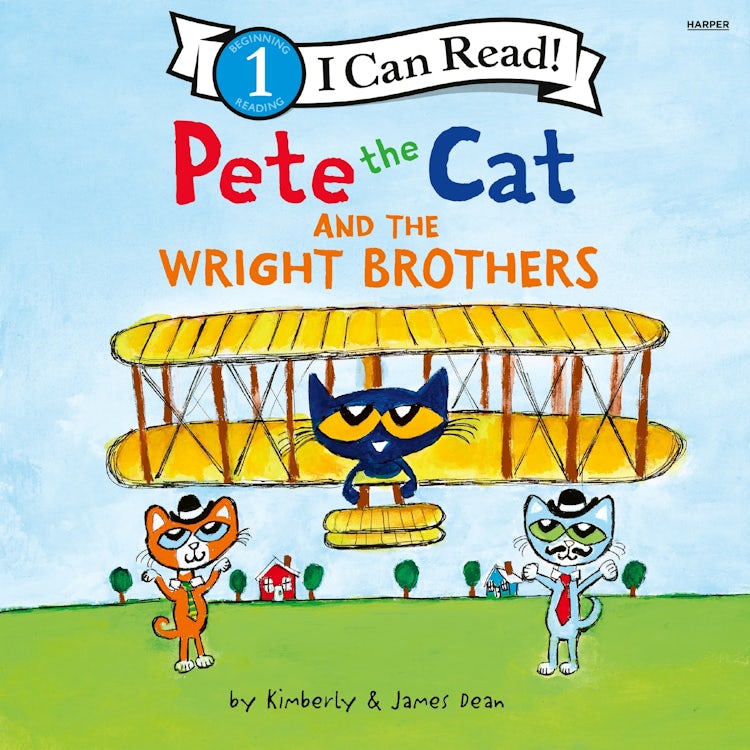 Cover image for Pete the Cat and the Wright Brothers, isbn: 9780063418974