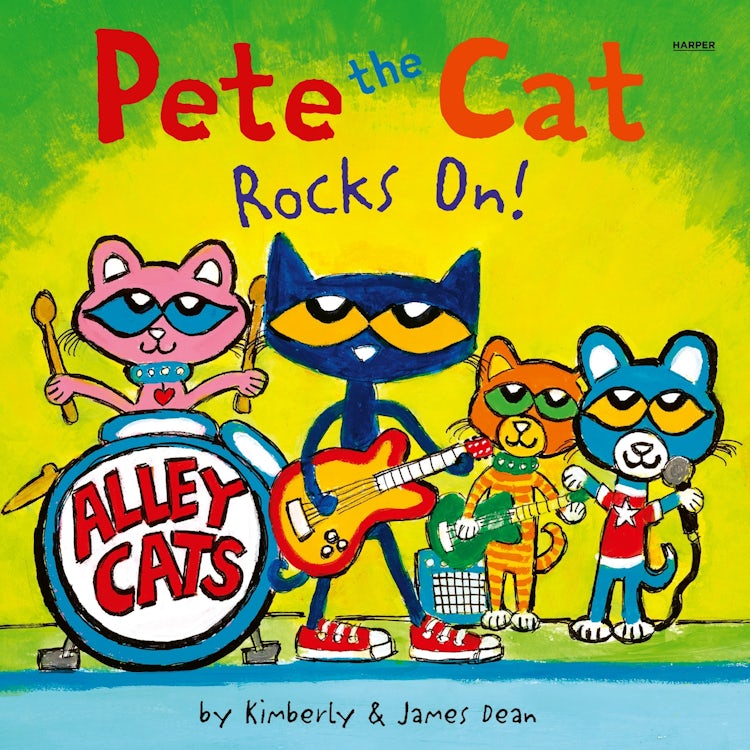 Cover image for Pete the Cat Rocks On!, isbn: 9780063428621