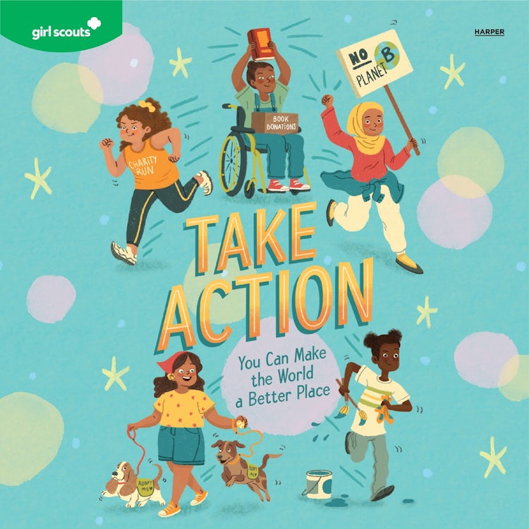 Cover image for Girl Scouts: Take Action, isbn: 9780063428751