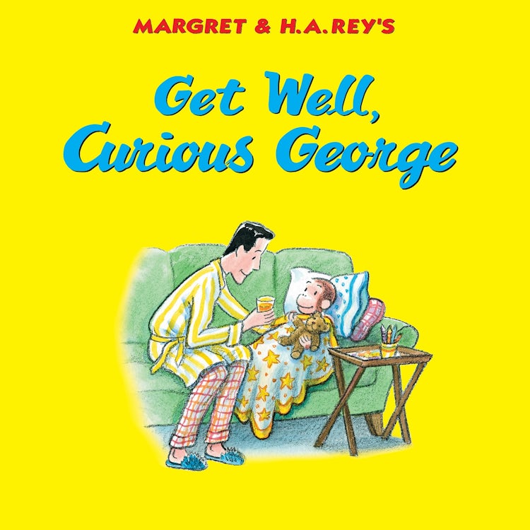 Cover image for Get Well, Curious George, isbn: 9780063450011