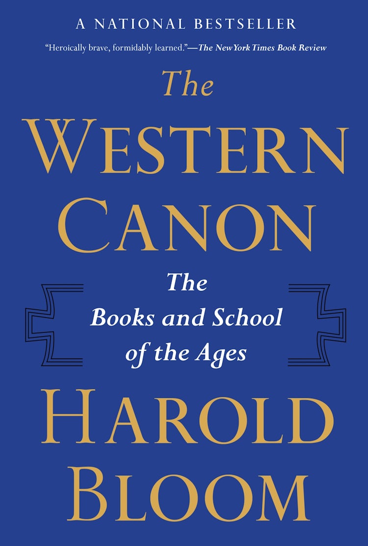 Cover image for The Western Canon: The Books and School of the Ages, isbn: 9780063452046