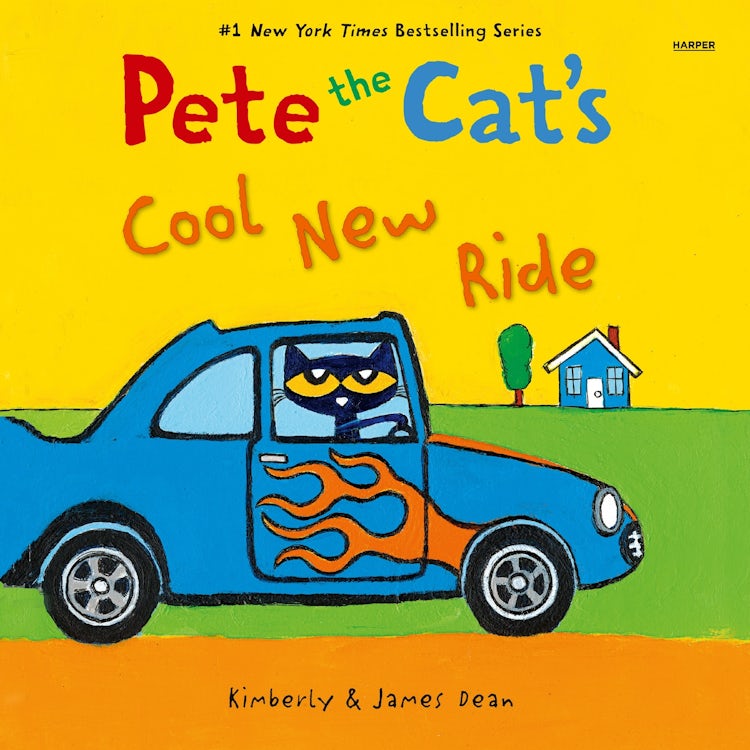 Cover image for Pete the Cat's Cool New Ride, isbn: 9780063459731