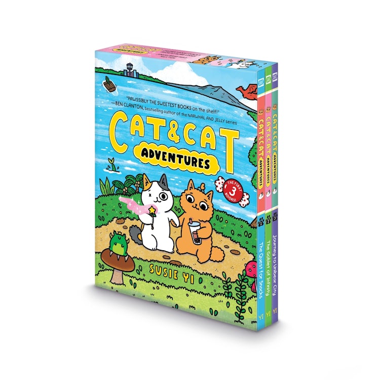 Cover image for Cat & Cat Adventures 3-Book Box Set, isbn: 9780063459984