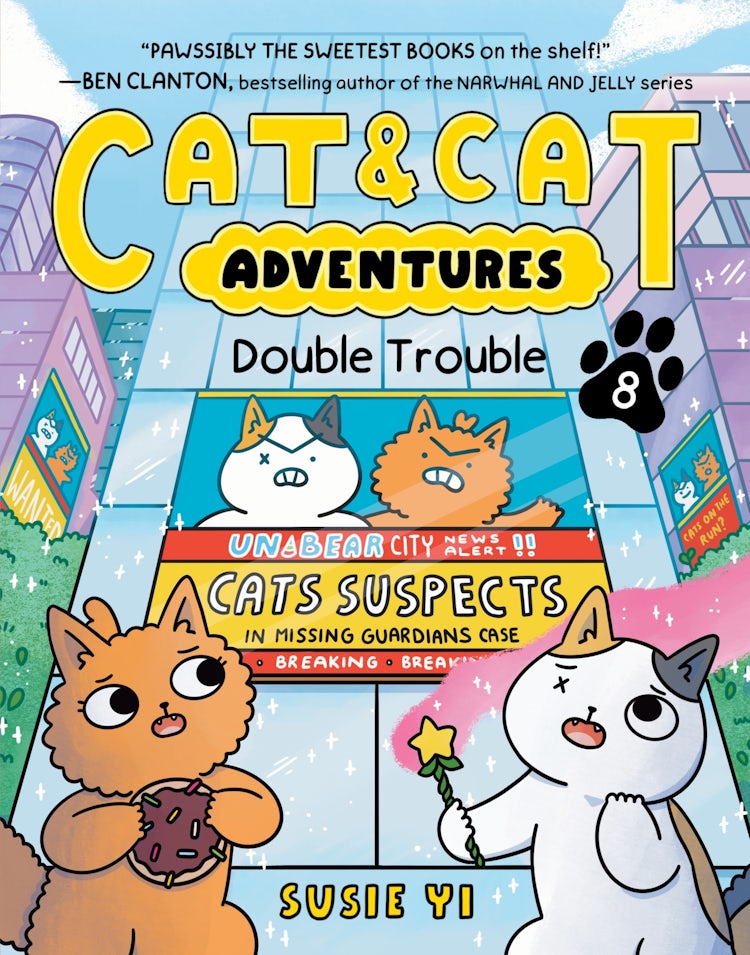Cover image for Cat & Cat Adventures Double Trouble, isbn: 9780063465480