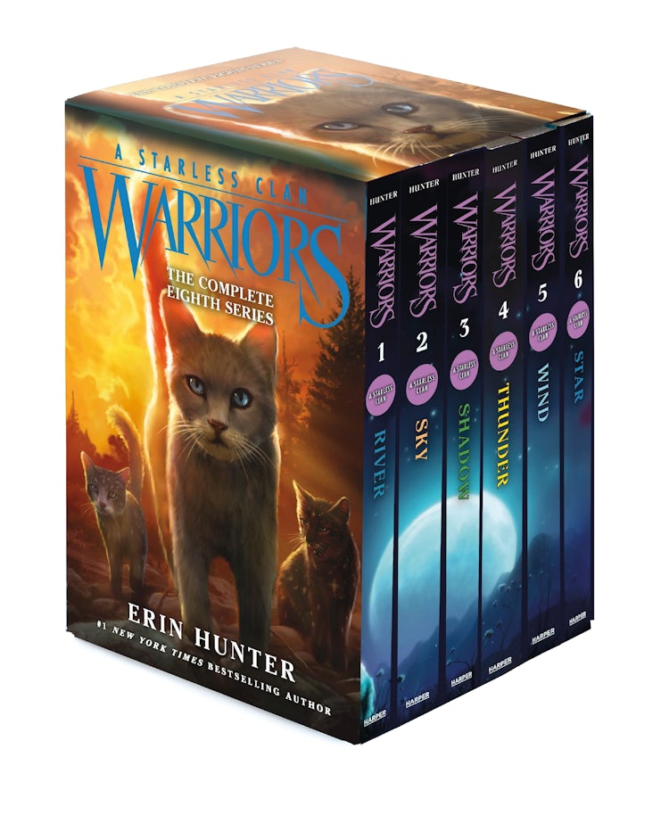 Cover image for Warriors A Starless Clan Complete Box Set, isbn: 9780063471894