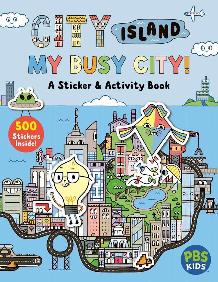 Cover image for City Island: My Busy City A Sticker & Activity Book, isbn: 9780063486003