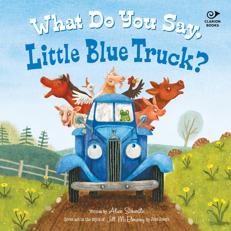 Cover image for What Do You Say, Little Blue Truck? Sound Book, isbn: 9780063488915
