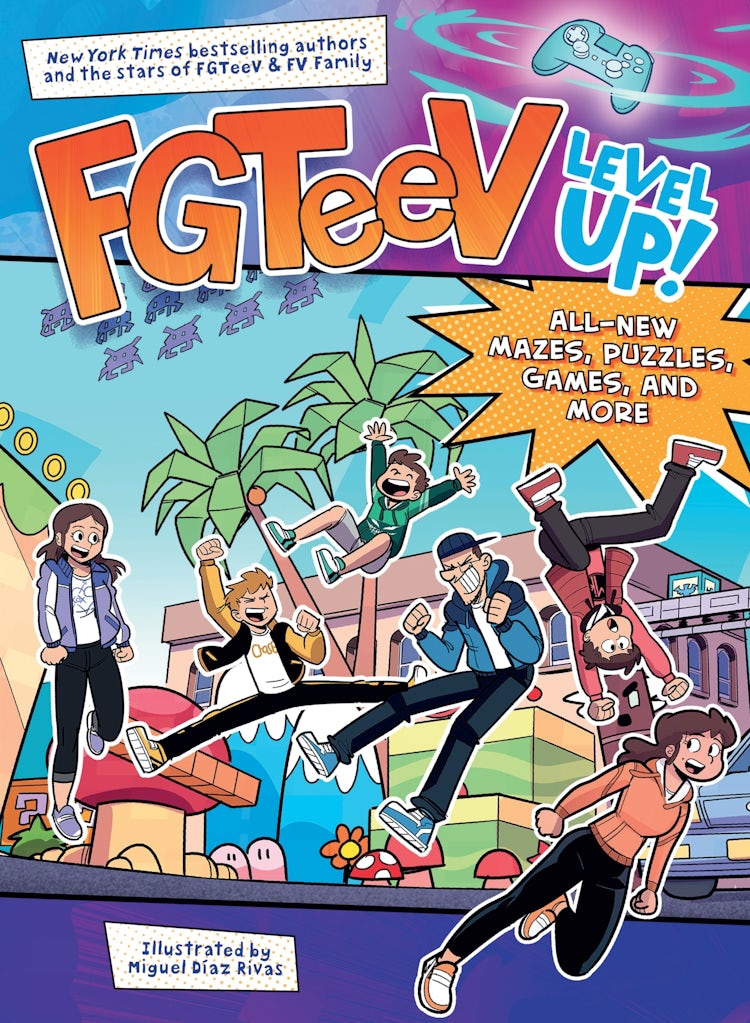 Cover image for FGTeeV Level Up! Activity Book, isbn: 9780063498945
