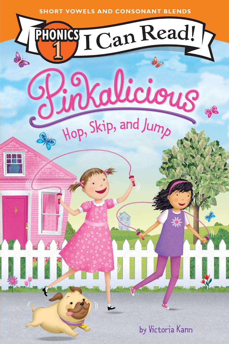 Cover image for Pinkalicious: Hop, Skip, And Jump (I Can Read Phonics 1), isbn: 9780063517066