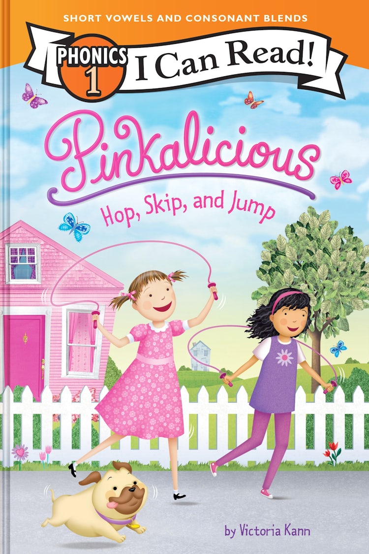 Cover image for Pinkalicious: Hop, Skip, And Jump (I Can Read Phonics 1), isbn: 9780063517073