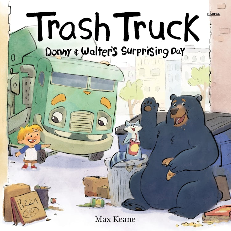 Cover image for Trash Truck: Donny & Walter's Surprising Day, isbn: 9780063572713