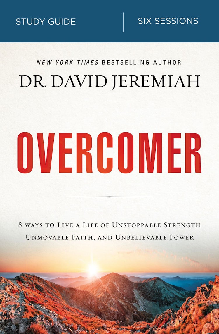 Cover image for Overcomer Study Guide: 8 Ways to Live a Life of Unstoppable Strength, Unmovable Faith, and Unbelievable Power, isbn: 9780310099048