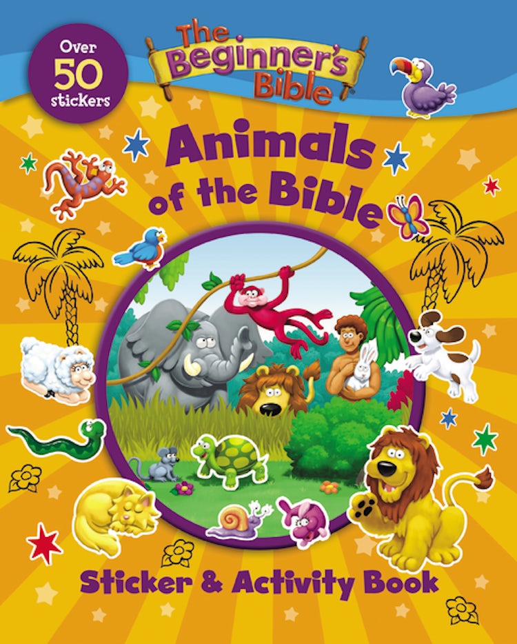 Cover image for The Beginner's Bible Animals Of The Bible Sticker And Activity Book, isbn: 9780310141563
