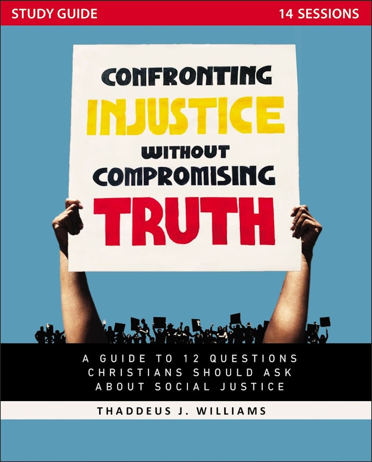 Cover image for Confronting Injustice Without Compromising Truth Study Guide: A Guide to 12 Questions Christians Should Ask About Social Justice, isbn: 9780310142553