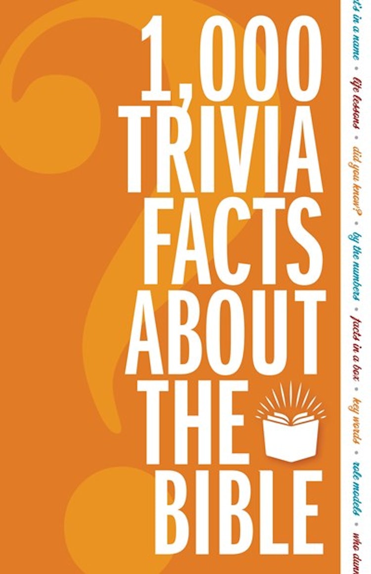 Cover image for 1,000 Trivia Facts About the Bible, isbn: 9780310151524