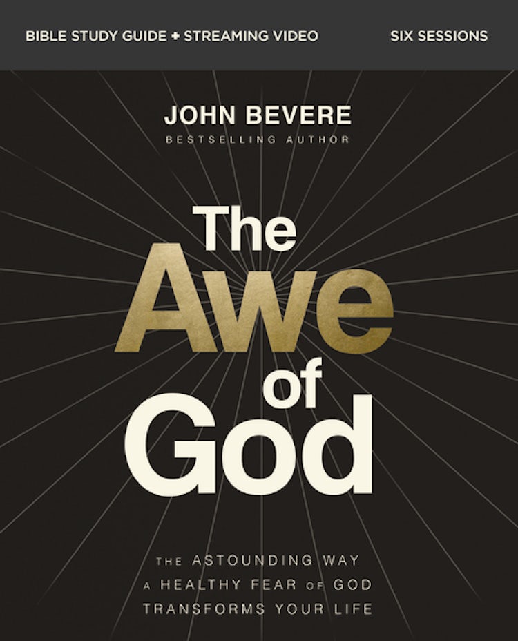 Cover image for Awe of God Bible Study Guide plus Streaming Video: The Astounding Way a Healthy Fear of God Transforms Your Life, isbn: 9780310163350