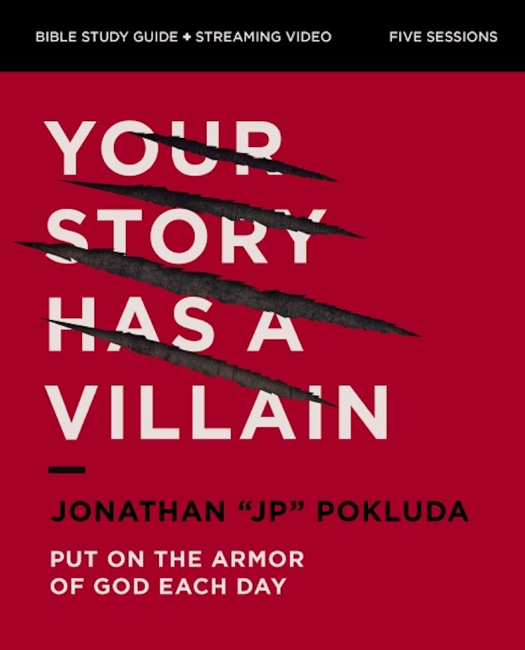 Cover image for Your Story Has A Villain Bible Study Guide Plus Streaming Video: Identify Spiritual Warfare And Learn How To Defeat The Enemy, isbn: 9780310169826