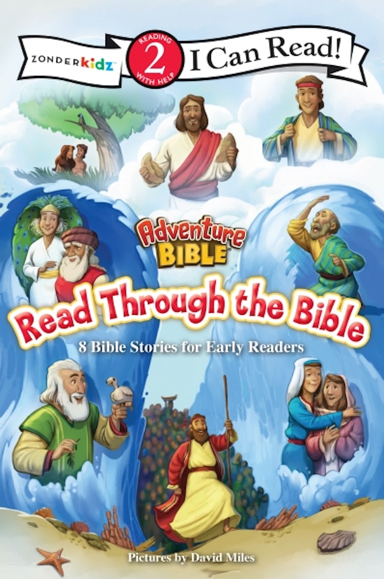 Cover image for Adventure Bible Read Through the Bible 8 Bible Stories for Early Readers (Level 2 I Can Read), isbn: 9780310173885