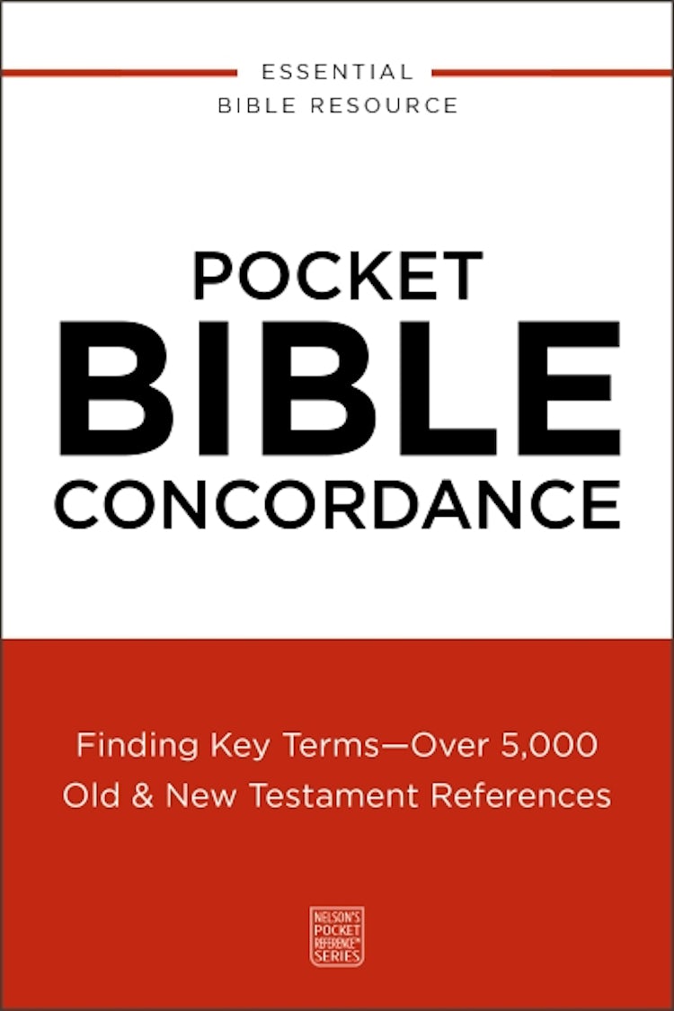 Cover image for Pocket Bible Concordance, isbn: 9780310181125