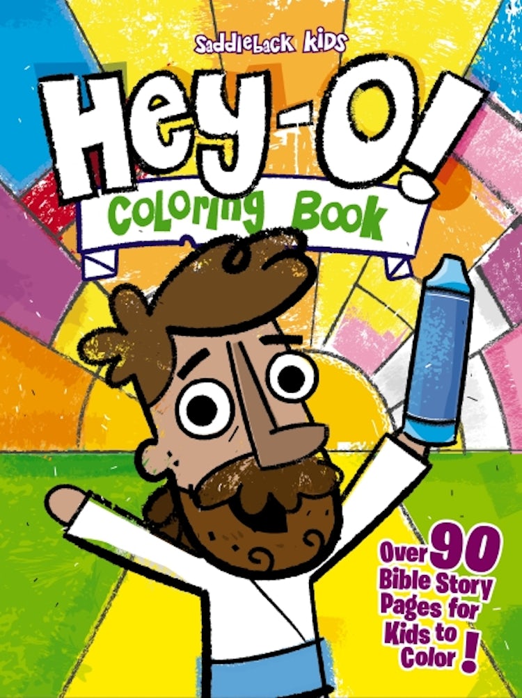 Cover image for Hey-O! Coloring Book: Over 90 Bible Story Pages For Kids To Color, isbn: 9780310182146