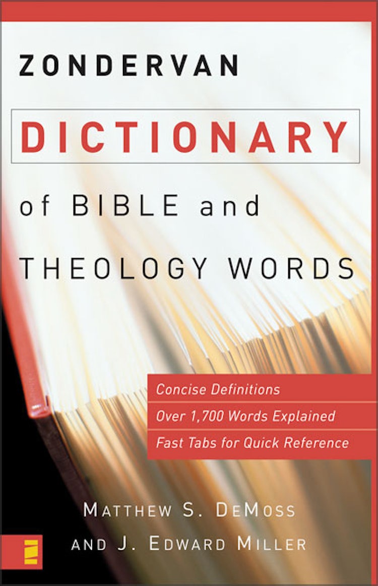 Cover image for Zondervan Dictionary of Bible and Theology Words, isbn: 9780310240341