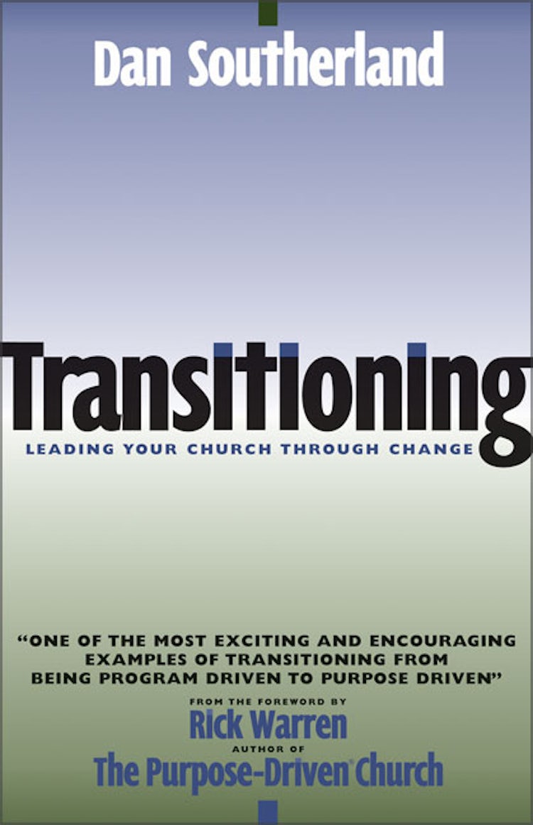 Cover image for Transitioning: Leading Your Church Through Change, isbn: 9780310242680