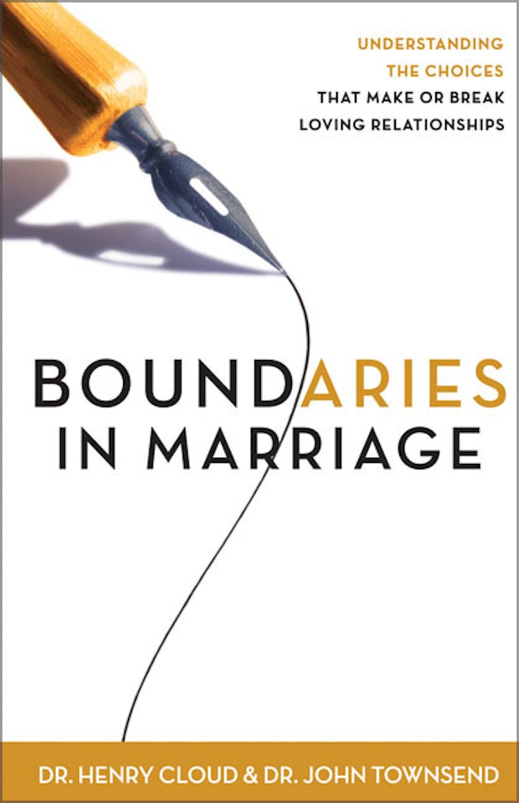 Cover image for Boundaries In Marriage, isbn: 9780310243144