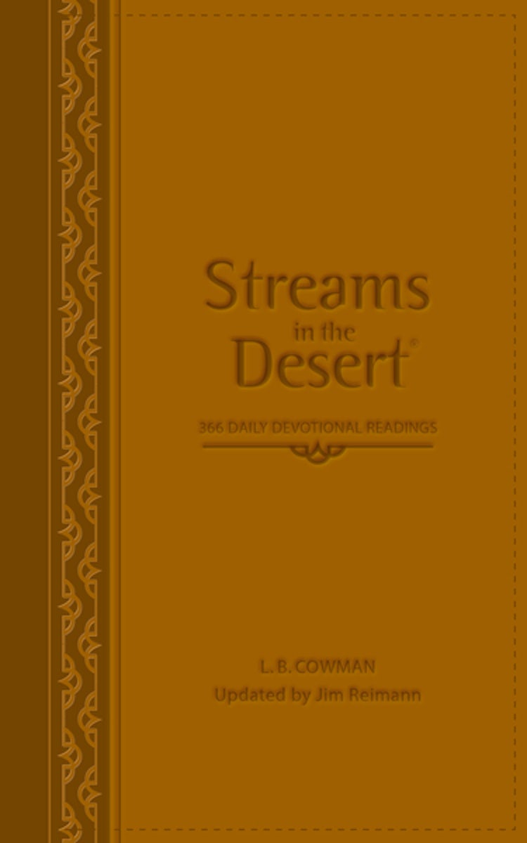 Cover image for Streams In The Desert: 366 Daily Devotional Readings, isbn: 9780310285892