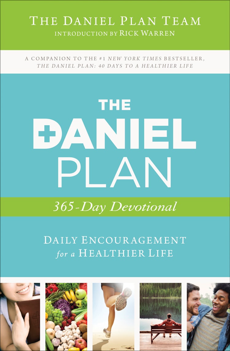 Cover image for The Daniel Plan 365 Devotional: Daily Encouragement for a Healthier Life, isbn: 9780310345633