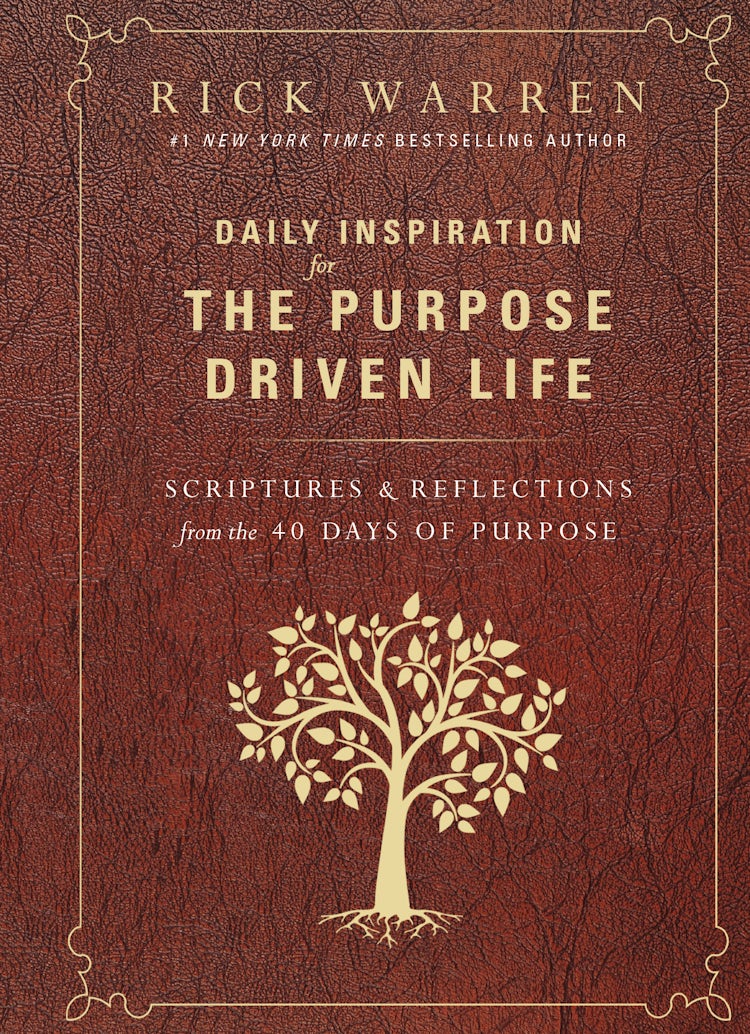 Cover image for Daily Inspiration for the Purpose Driven Life: Scriptures and Reflections from the 40 Days of Purpose, isbn: 9780310346425